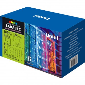 Гирлянда UNIEL ULD-C3020-384/DTA/RC MULTI IP44 Гирлянда UNIEL ULD-C3020-384/DTA/RC MULTI IP44