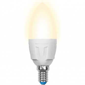 Лампа светодиодная UNIEL LED-C37 7W/WW/E14/FR PLP01WH картон Лампа светодиодная UNIEL LED-C37 7W/WW/E14/FR PLP01WH картон