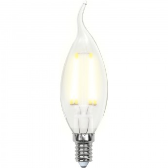 Лампа светодиодная UNIEL LED-CW35-5W/WW/E14/CL/DIM GLA01TR картон Лампа светодиодная UNIEL LED-CW35-5W/WW/E14/CL/DIM GLA01TR картон