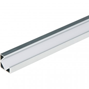 Накладной профиль UNIEL UFE-A03 SILVER 200 POLYBAG для светодиодной ленты, анодированный алюминий. Длина 200 см