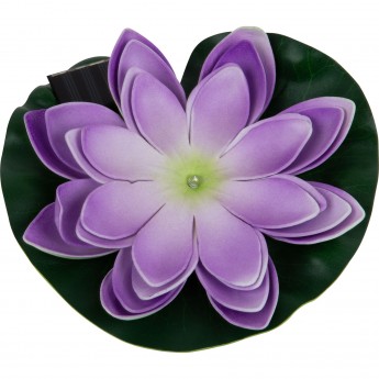 Садовый светильник UNIEL PURPLE WATERLILY USL-S-828/PT060 на солнечной батарее Садовый светильник UNIEL PURPLE WATERLILY USL-S-828/PT060 на солнечной батарее