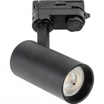 Светильник-прожектор светодиодный UNIEL ULB-T55-30W/4000K BLACK трековый, 4000К, черный Светильник-прожектор светодиодный UNIEL ULB-T55-30W/4000K BLACK трековый, 4000К, черный