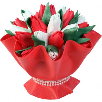 Светильник UNIEL ULW-R07 T/4000K/150F/A Букет тюльпанов Красно-белый Светильник UNIEL ULW-R07 T/4000K/150F/A Букет тюльпанов Красно-белый